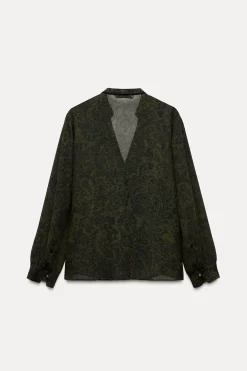 CAMISA ESTAMPADA VIVO TERCIOPELO