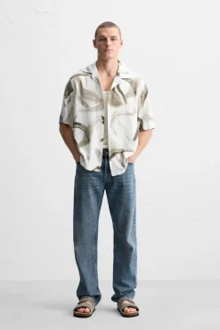 CAMISA ESTAMPADO ABSTRACTO