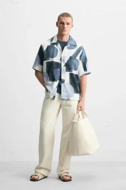 CAMISA ESTAMPADO ABSTRACTO