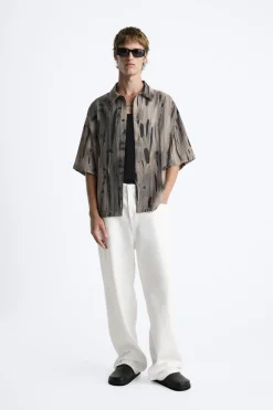 CAMISA ESTAMPADO ABSTRACTO