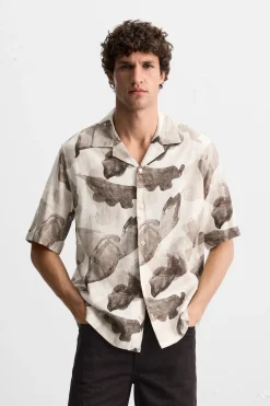 CAMISA ESTAMPADO ABSTRACTO