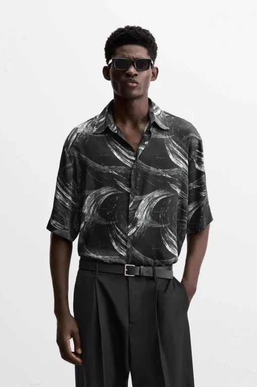 CAMISA ESTAMPADO ABSTRACTO