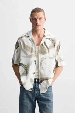 CAMISA ESTAMPADO ABSTRACTO