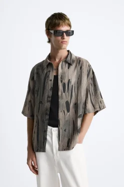 CAMISA ESTAMPADO ABSTRACTO