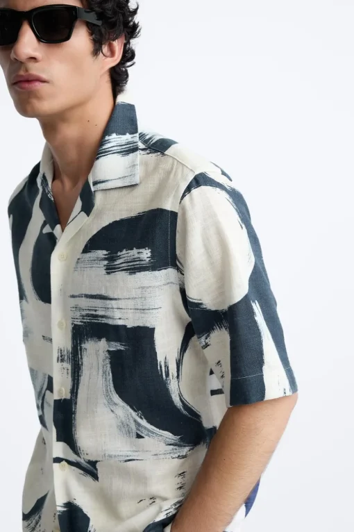 CAMISA ESTAMPADO ABSTRACTO