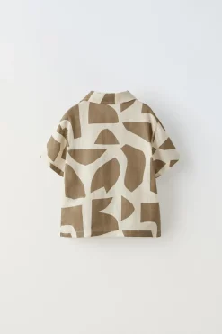 CAMISA ESTAMPADO CON LINO