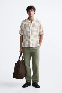 CAMISA ESTAMPADO GEOMETRICO