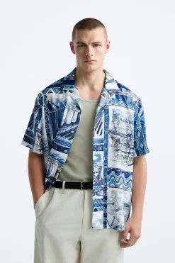CAMISA ESTAMPADO PAISAJES