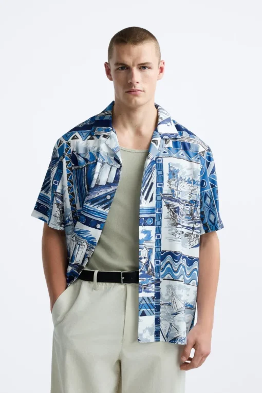 CAMISA ESTAMPADO PAISAJES