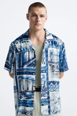 CAMISA ESTAMPADO PAISAJES