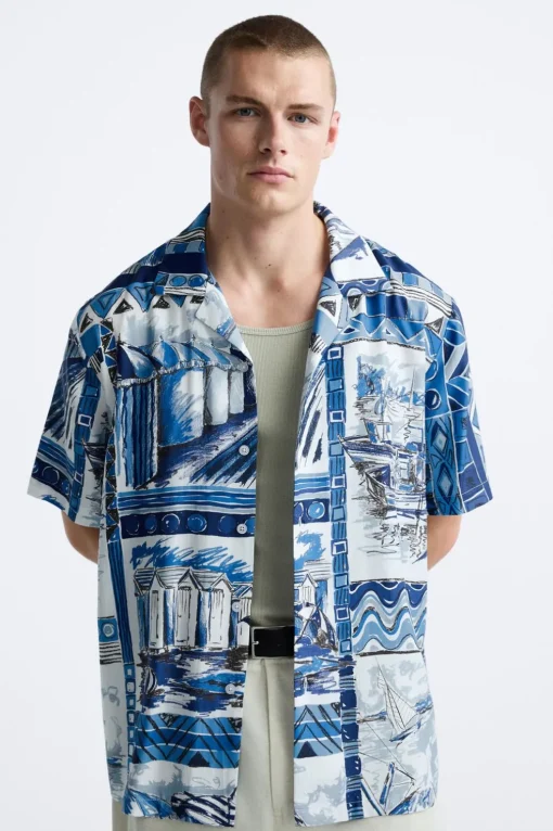 CAMISA ESTAMPADO PAISAJES