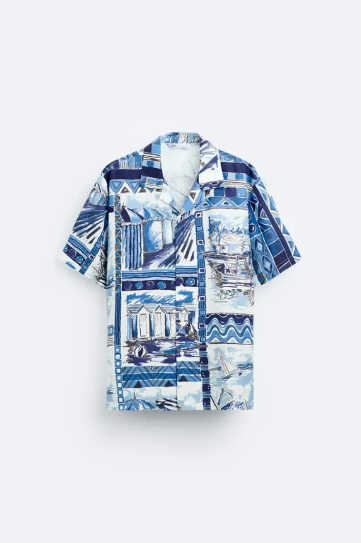 CAMISA ESTAMPADO PAISAJES