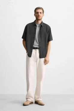 CAMISA ESTRUCTURA CON VISCOSA