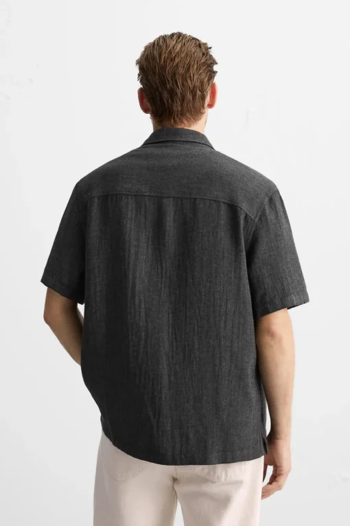 CAMISA ESTRUCTURA CON VISCOSA