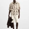 CAMISA ESTRUCTURA ESTAMPADA
