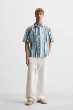 CAMISA ESTRUCTURA RAYAS