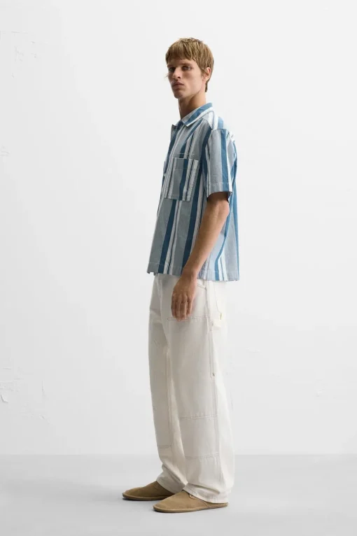 CAMISA ESTRUCTURA RAYAS