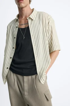 CAMISA ESTRUCTURA RAYAS