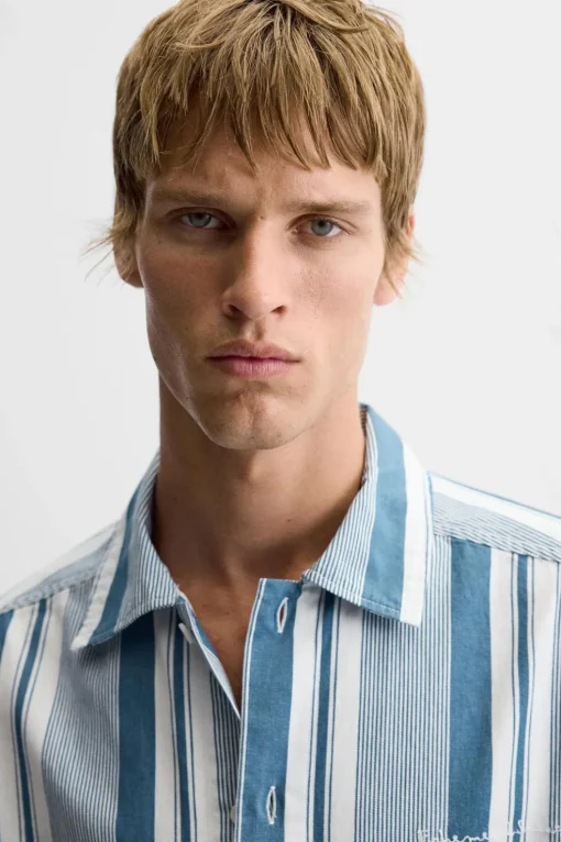 CAMISA ESTRUCTURA RAYAS