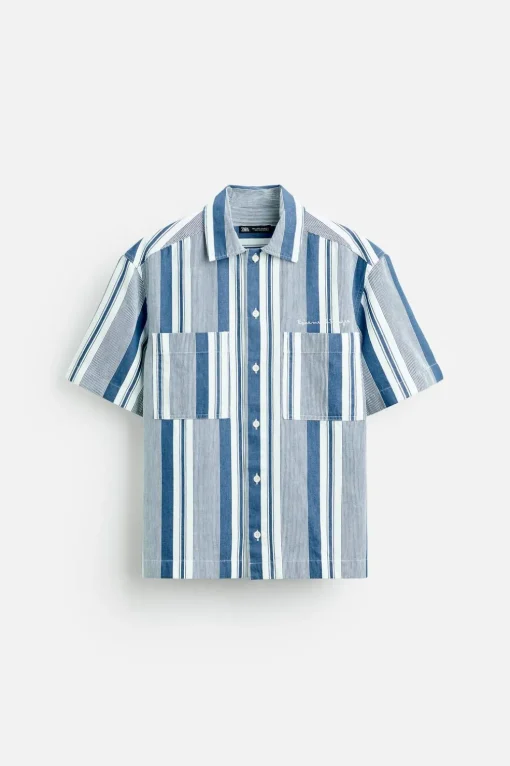 CAMISA ESTRUCTURA RAYAS