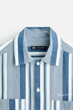 CAMISA ESTRUCTURA RAYAS