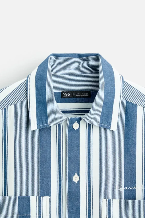 CAMISA ESTRUCTURA RAYAS