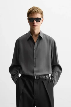 CAMISA FLUIDA CON MODAL
