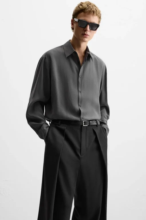 CAMISA FLUIDA CON MODAL