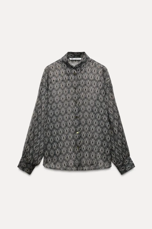 CAMISA FLUIDA ESTAMPADA
