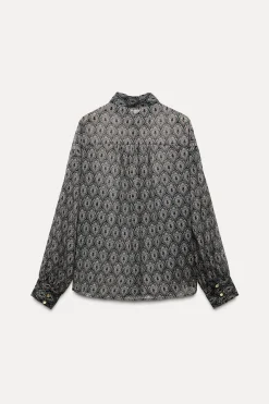 CAMISA FLUIDA ESTAMPADA