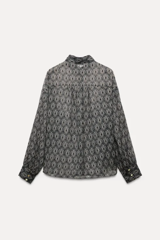 CAMISA FLUIDA ESTAMPADA