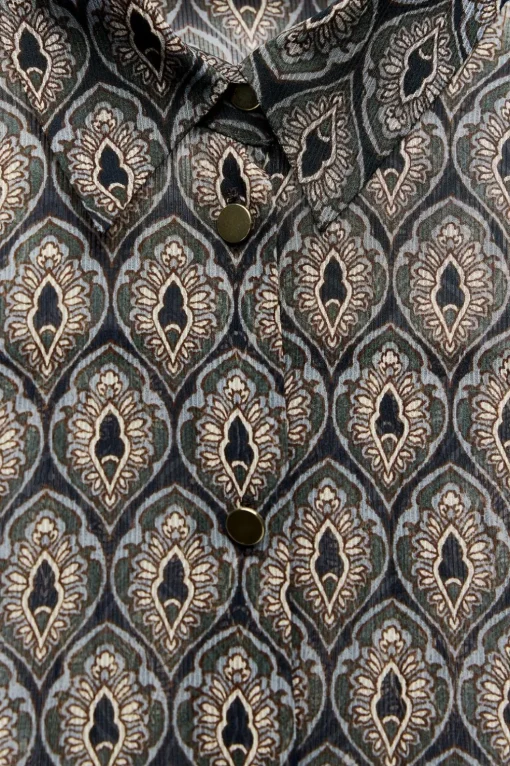 CAMISA FLUIDA ESTAMPADA