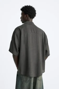 CAMISA JACQUARD CON LYOCELL
