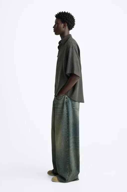 CAMISA JACQUARD CON LYOCELL