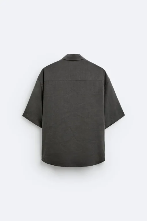 CAMISA JACQUARD CON LYOCELL