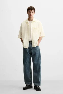 CAMISA JACQUARD CUADROS