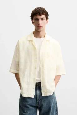 CAMISA JACQUARD CUADROS