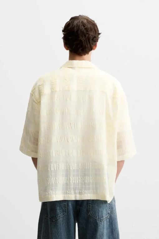 CAMISA JACQUARD CUADROS