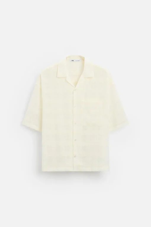 CAMISA JACQUARD CUADROS