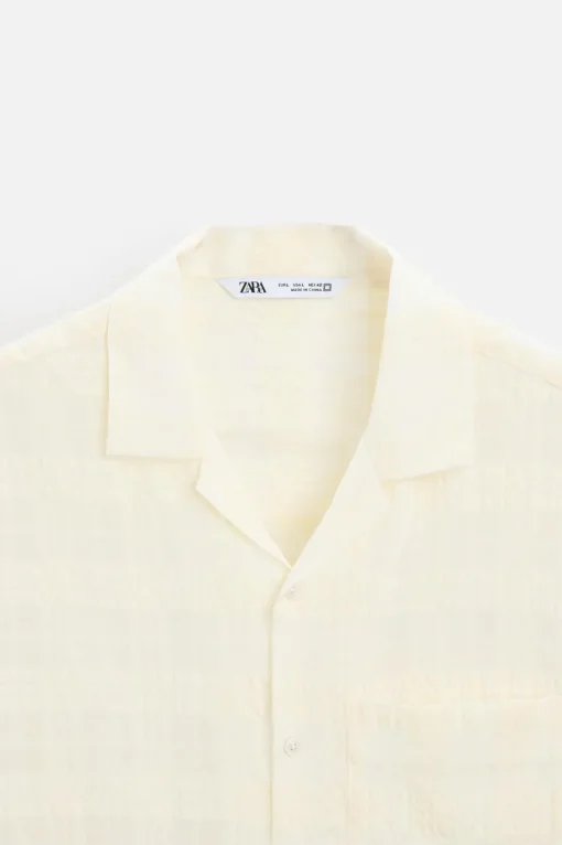 CAMISA JACQUARD CUADROS