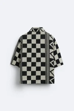CAMISA JACQUARD GEOMETRICO