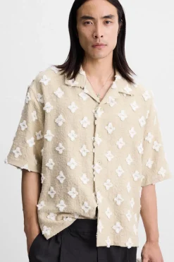 CAMISA JACQUARD GEOMÉTRICO