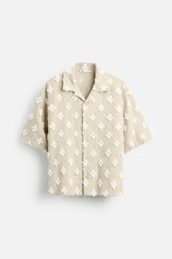 CAMISA JACQUARD GEOMÉTRICO