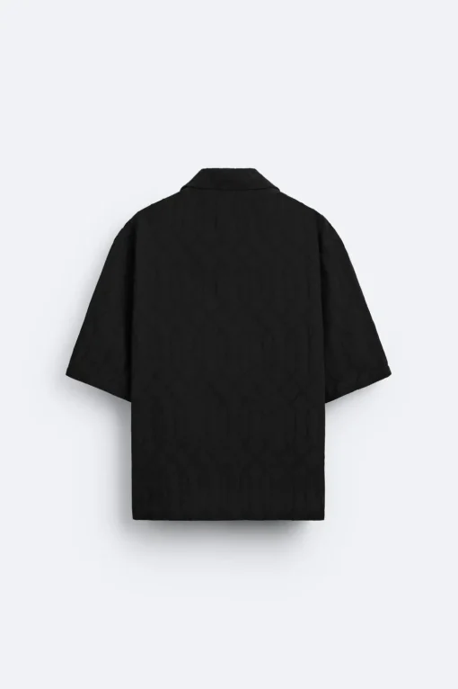 CAMISA JACQUARD GEOMÉTRICO