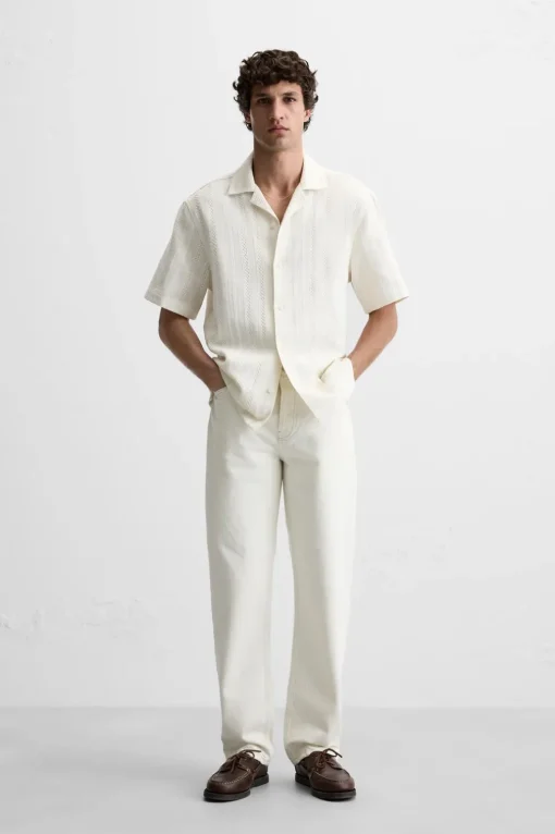 CAMISA JACQUARD RAYAS