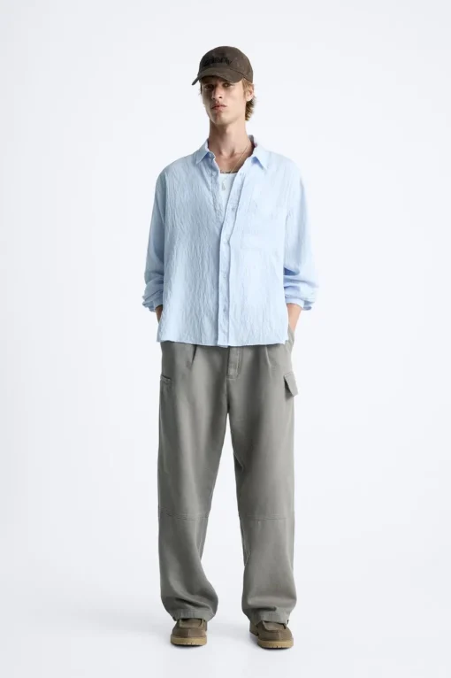 CAMISA JACQUARD RAYAS