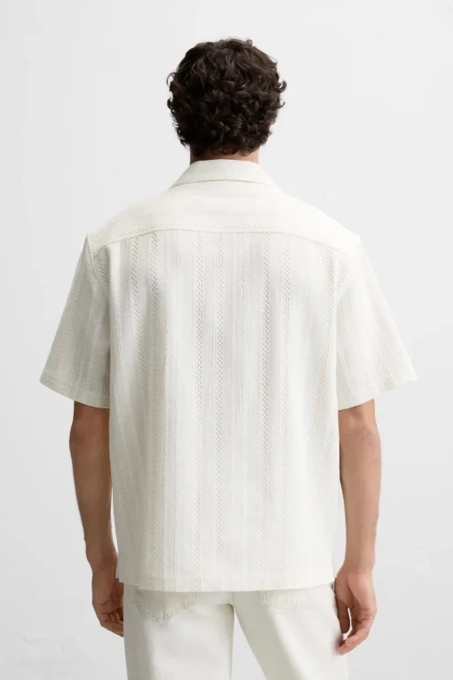 CAMISA JACQUARD RAYAS