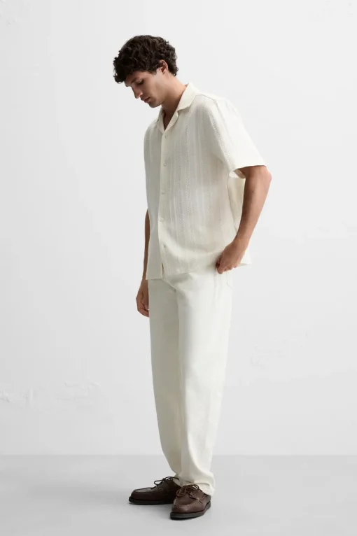 CAMISA JACQUARD RAYAS