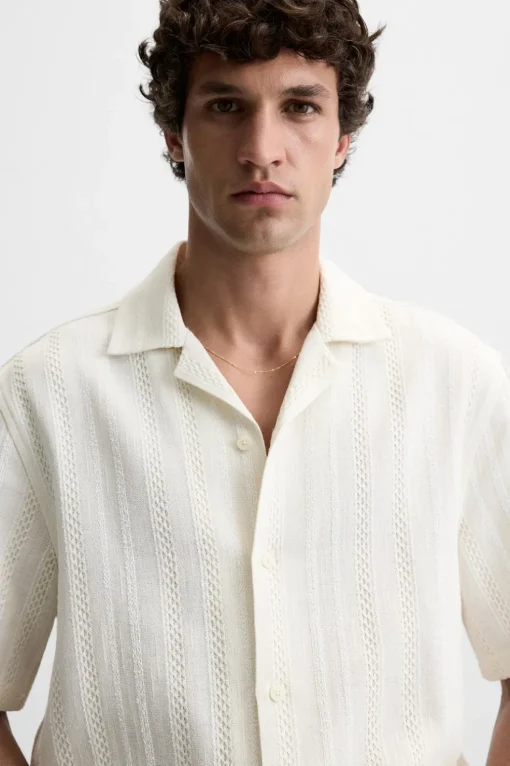 CAMISA JACQUARD RAYAS