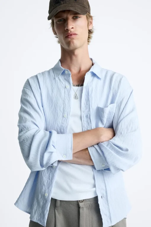 CAMISA JACQUARD RAYAS